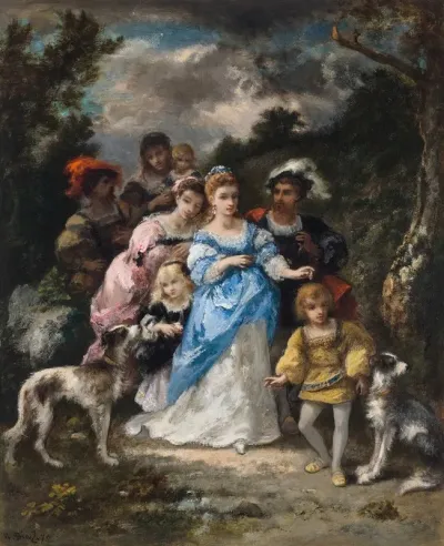 Promenade A La Robe Bleue