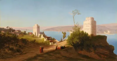 Promenade By Rumeli Hisari Constantinople