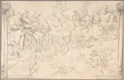 Prophets And Saints In Glory After Bernardino Poccetti