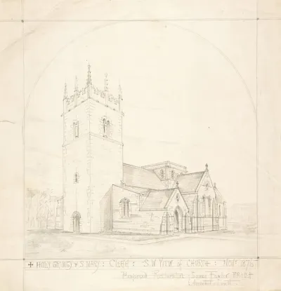 Proposed Restoration Of The Church Of The Holy Trinity And St Mary Old Clee Lincolnshire