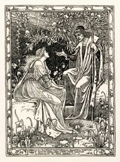 Pros By Accident Most Strange Bountiful Fortune Now My Dear Lady Hath Mine Enemies Brought To This Shore The Tempest