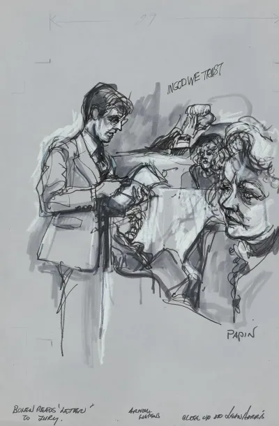 Prosecutor George Bolen Reading To The Jury A Letter Jean Harris Sent To Dr Herman Tarnower