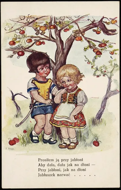 Prosilem Ja Przy Jabloni Aby Dala Dala Jak Na Dloni Przy Jabloni