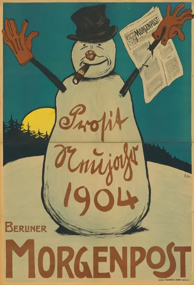 Prosit Neujahr 1904 Berliner Morgenpost