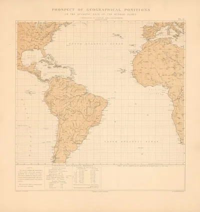 Prospect Of Geographical Positions On The Antlantic Face Of The Middle Zones