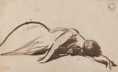 Prostrate Woman