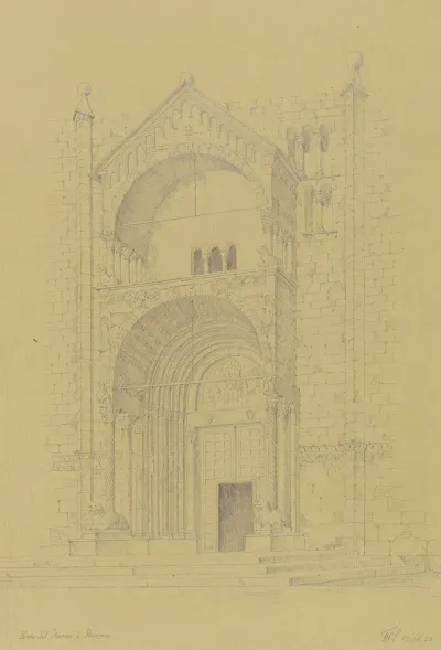 Protiro Des Domes S Maria Assunta In Verona