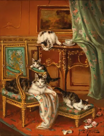 Proud Mother Cat