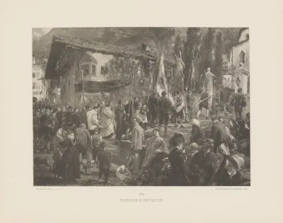 Prozession in hof Gastein