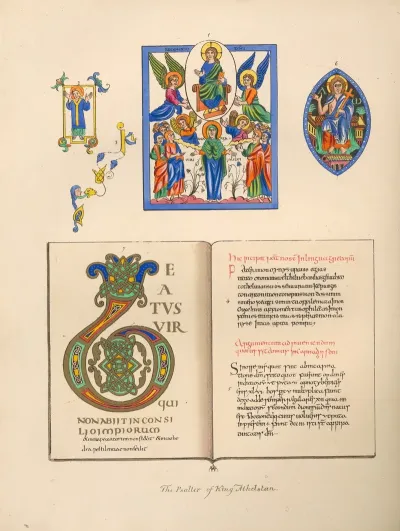 Psalter‎ ‎of‎ ‎king‎ ‎athelstan