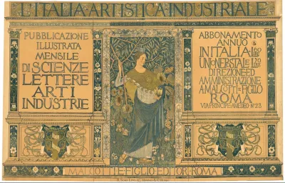Publicazione L Italia Artistica Industriale