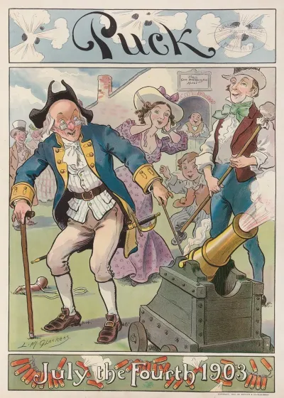 Puck July The Fourth 1903