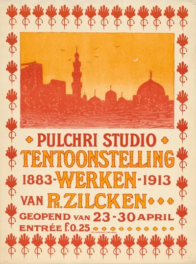 Pulchri Studio Tentoonstellung Werken 1883 1913 Van Ph Zilcken