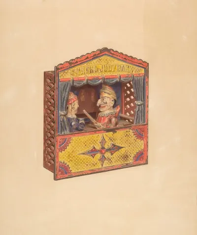 Punch And Judy Penny Bank