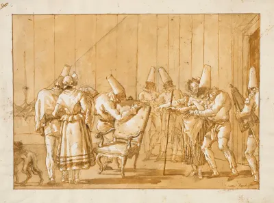 Punchinello Is Helped To A Chair