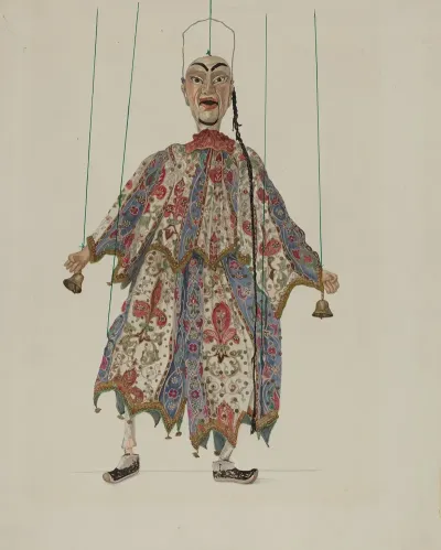 Puppet Chinese Minstrel