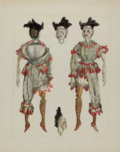 Puppet Clown On A Tear