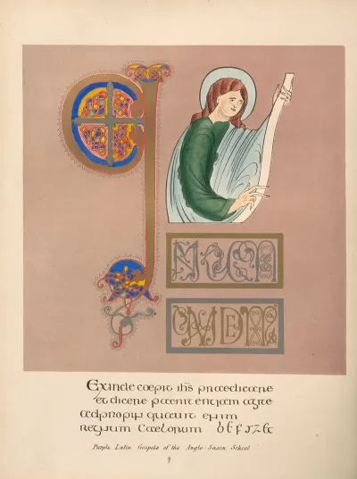 Purple‎ ‎latin‎ ‎gospels Of The Anglo Saxon‎ School