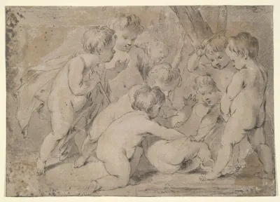Putti Playing