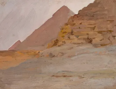 Pyramids From The Journey To Egypt