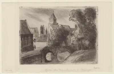 Quai Des Menetriers A Bruges