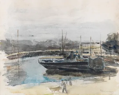 Quai In Hamburg