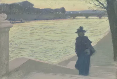 Quais De Seine En Nocturne
