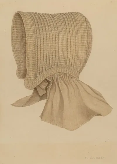 Quakers Baby Bonnet