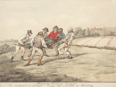 Qualified Horses And Unqualified Riders Returning Home In Triumph He Disdaind A Slothful Easey Life So Took To Hunting