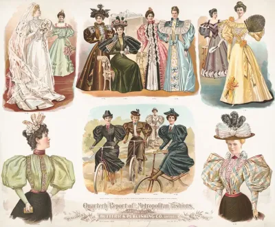 Quarterly Report Of Metropolitan Fashions Autumn 1895