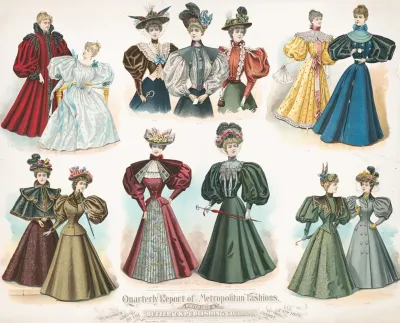 Quarterly Report Of Metropolitan Fashions Winter 1895 6