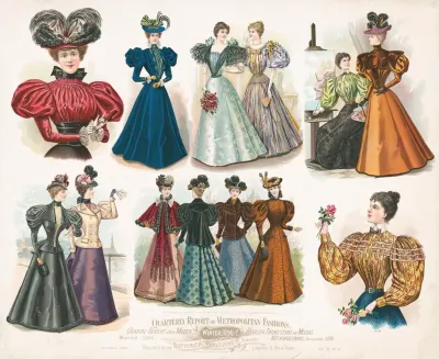 Quarterly Report Of Metropolitan Fashions Winter 1896
