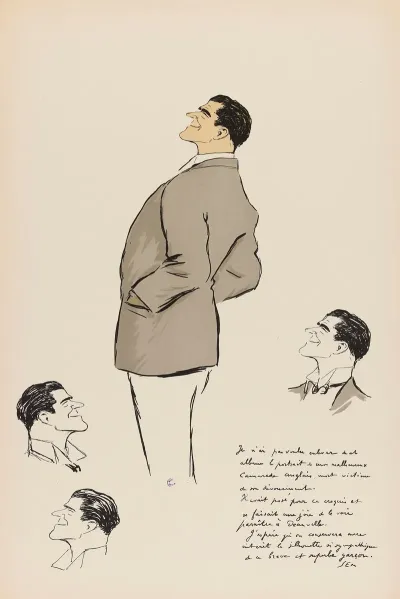 Quatre Etudes Dun Personnage Masculin Anglais