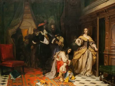 Queen Christina Of Sweden And Monaldeschi