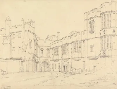 Queen Elizabeths Gallery And Black Princes Gate Windsor