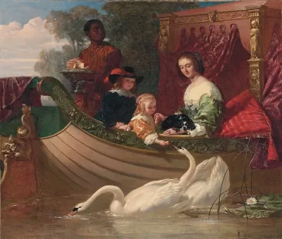 Queen Henrietta Maria And Her Children