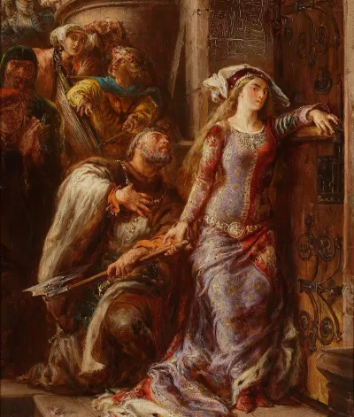 Queen Jadwiga And Dymitr Of Goraj