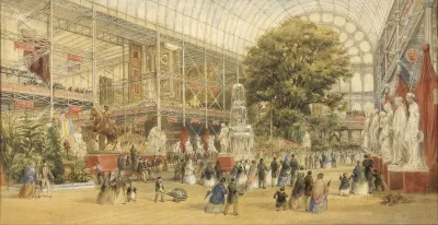 Queen Victoria Opening The 1851 Universal Exhibition At The Crystal Palace In London