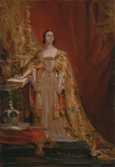 Queen Victoria Taking The Coronation Oath June 28 1838
