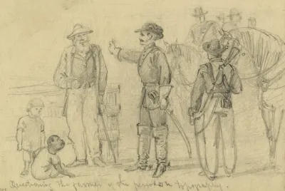 Questioning The Farmer Of The Period On Topography