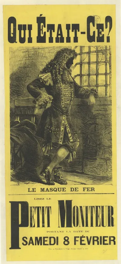Qui Etait Ce Le Masque De Fer Lisez Le Petit Moniteur Portant La Date Du 8 Fevrier
