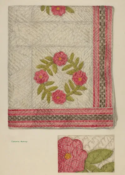 Quilt Garden Wreath