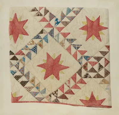 Quilt Star And Triangle