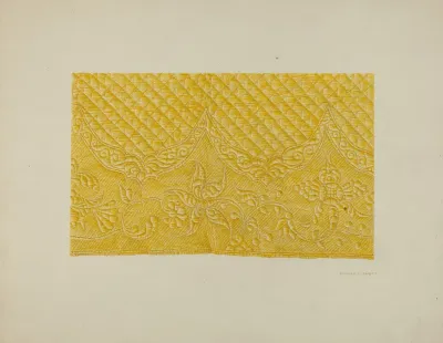 Quilting On Silk Detail