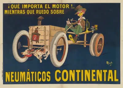 Quimporte Le Motor Mientras Que Ruedo Sobre Neumaticos Continental