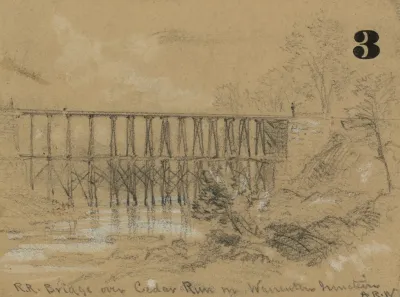 R R Bridge Over Cedar Run In Warrenton Junction