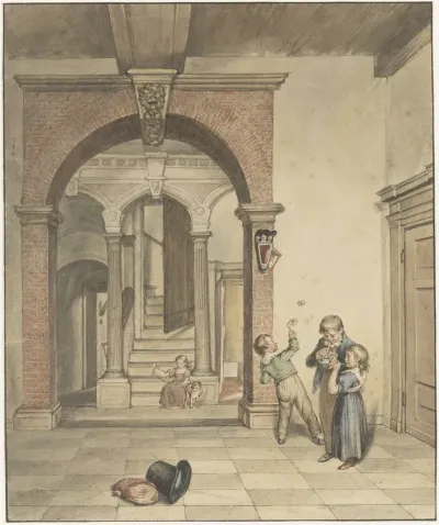 Raadhuis Prinsenhof Voorhuis En Trap