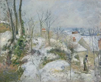 Rabbit Warren At Pontoise Snow