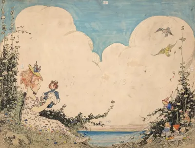 Raggedy Ann Stories Endpapers