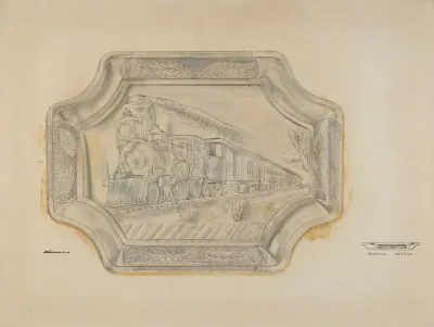 Railroad Platter